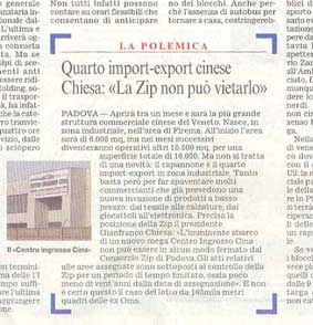 La notizia su Il Corriere del Veneto