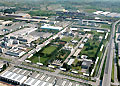 Ripresa aerea dell'area in zona industriale di Padova del Consiglio Nazionale delle Ricerche